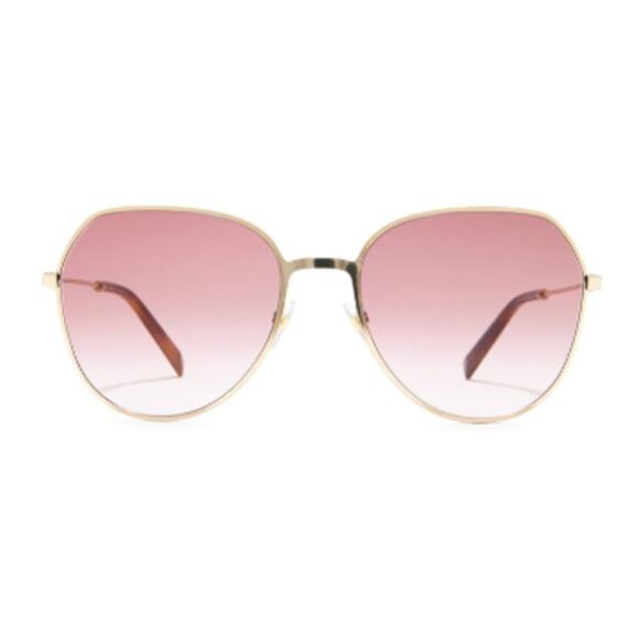 Givenchy 60mm Gradient Sunglasses Gold pink - Picture 1 of 10